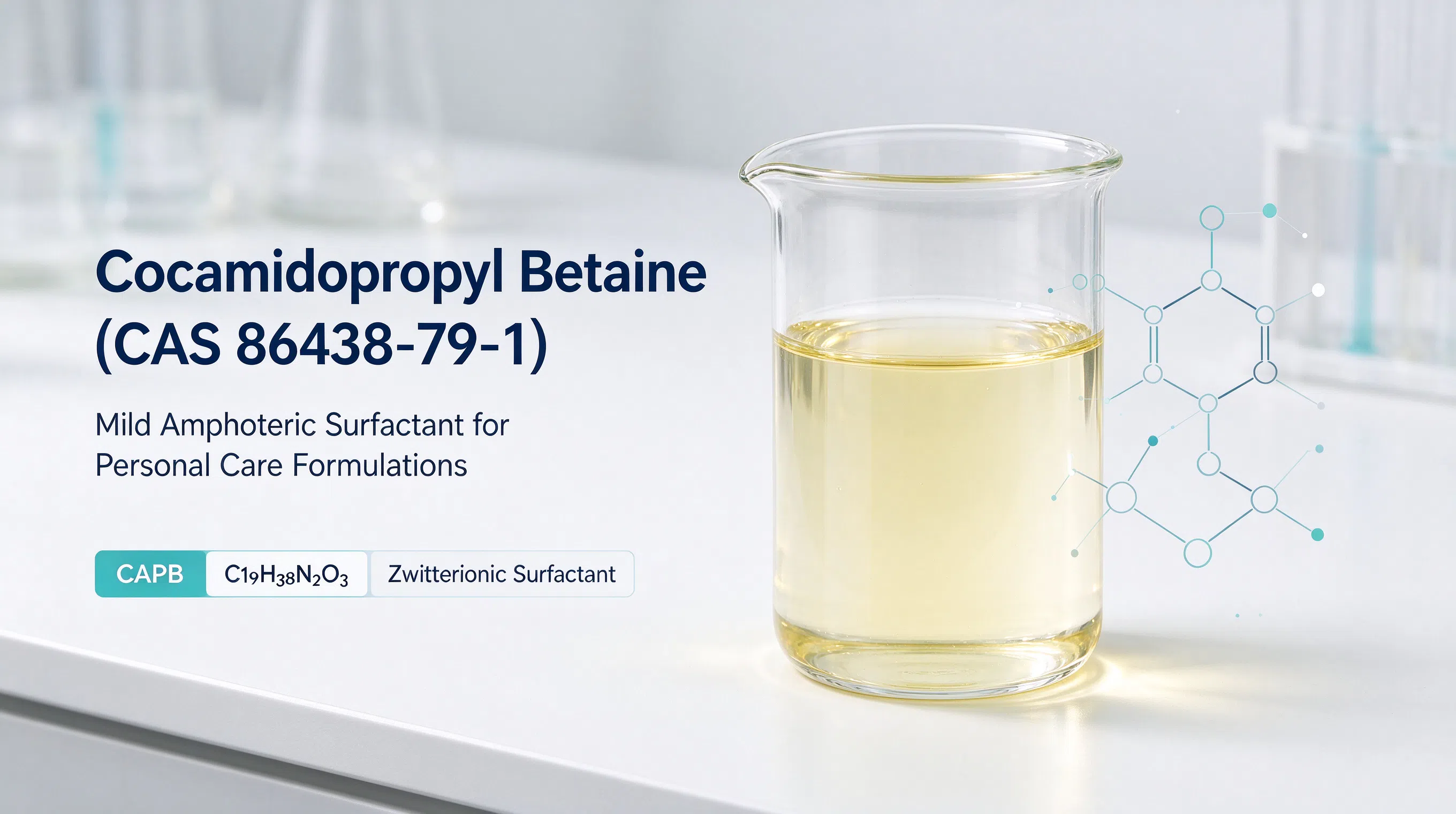 Cocamidopropyl Betaine (CAS 86438-79-1): il tensioattivo anfotero che guida la prossima generazione di formulazioni delicate per la cura della persona