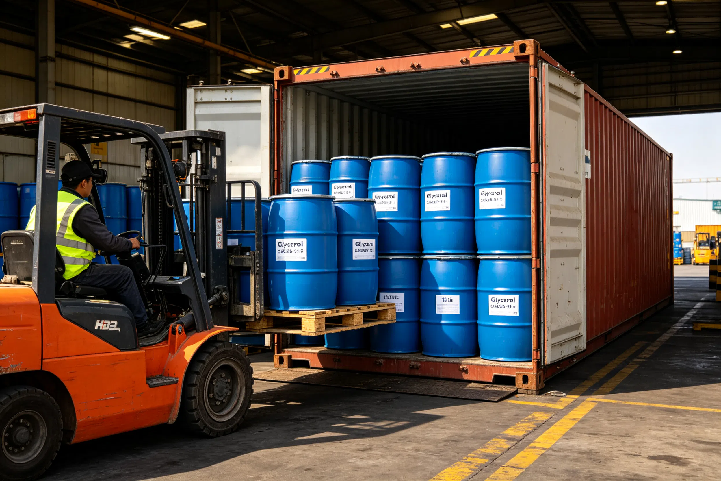 Glycerol CAS#56‑81‑5 USP Food Industrial Grade Bulk Chemical Supply